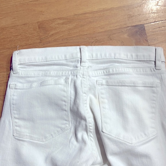 J Crew Toothpick Stretch White Jeans - Picture 10 of 11
